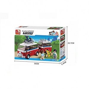 Sluban TOWN-BANYA & LEMYS CAMPER 324PCS